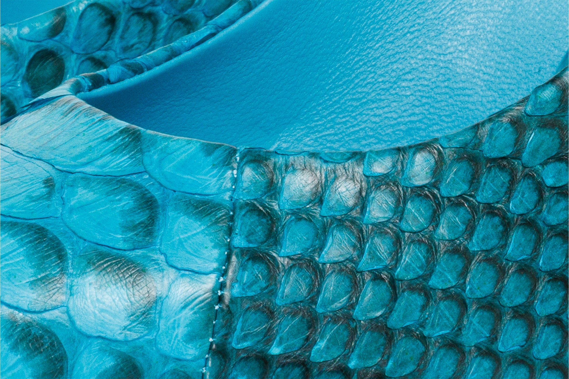 The Queenn Turquoise Pythn Leather Pump Women Shoe - Glamourous Grace
