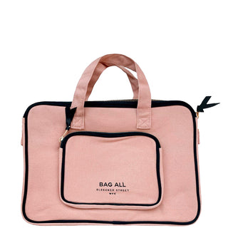 Laptop Case 13", Handle & Charger Pocket, NYC – Pink/Blush - Glamourous Grace