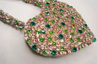 Beaded Mini Heart Bag - Glamourous Grace
