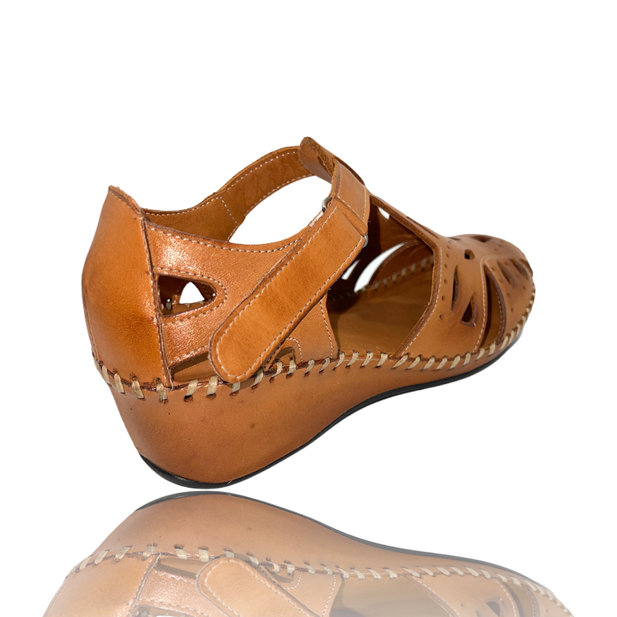 The Tonmawr Brown Leather Sandal Final Sale! - Glamourous Grace