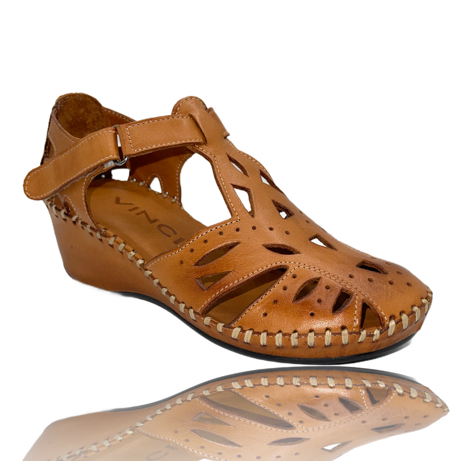 The Tonmawr Brown Leather Sandal Final Sale! - Glamourous Grace