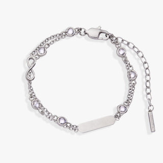Infinity Chain Double Strand Bracelet