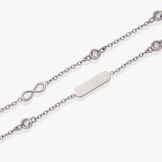 Infinity Chain Double Strand Bracelet
