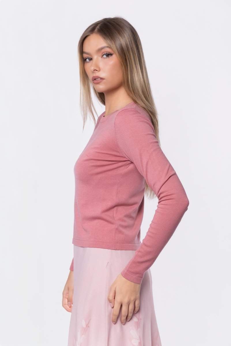 Ingrid Top (Dusty Pink) - Glamourous Grace