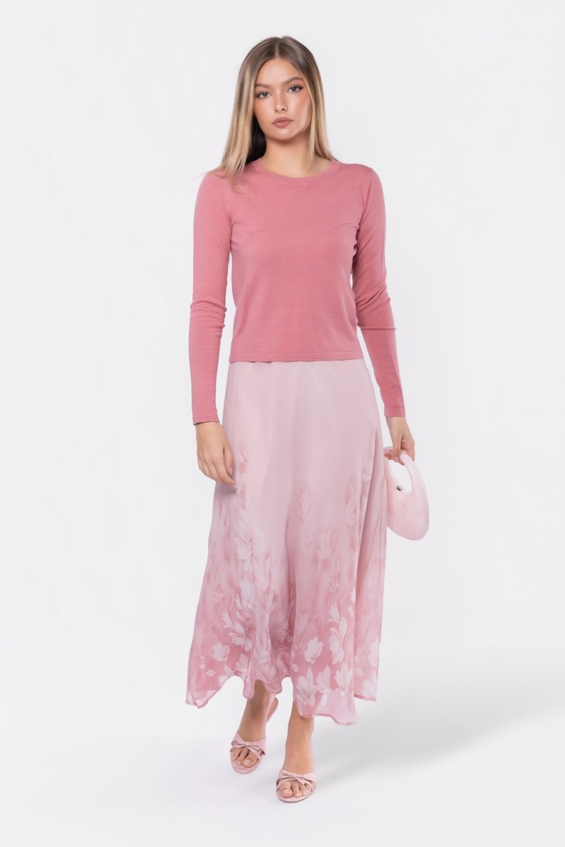 Ingrid Top (Dusty Pink) - Glamourous Grace