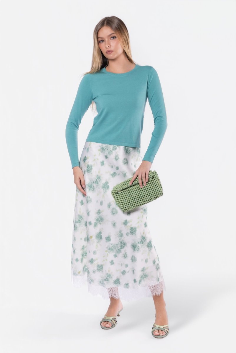 Ingrid Top (Light Teal Green) - Glamourous Grace
