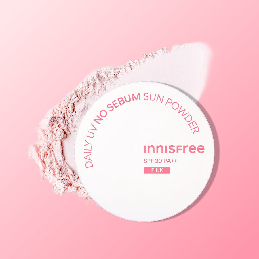 innisfree Daily UV No Sebum Sun Powder SPF30 PA++ 4g #Pink - Glamourous Grace