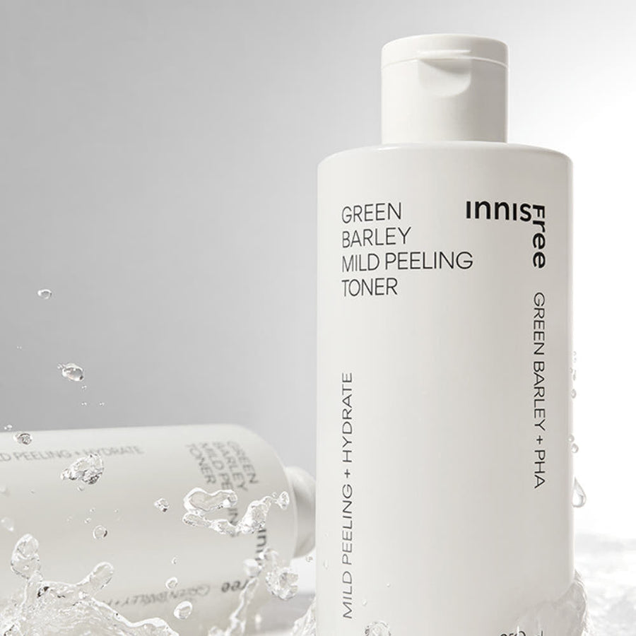 innisfree Green Barley Mild Peeling Toner 250ml - Glamourous Grace