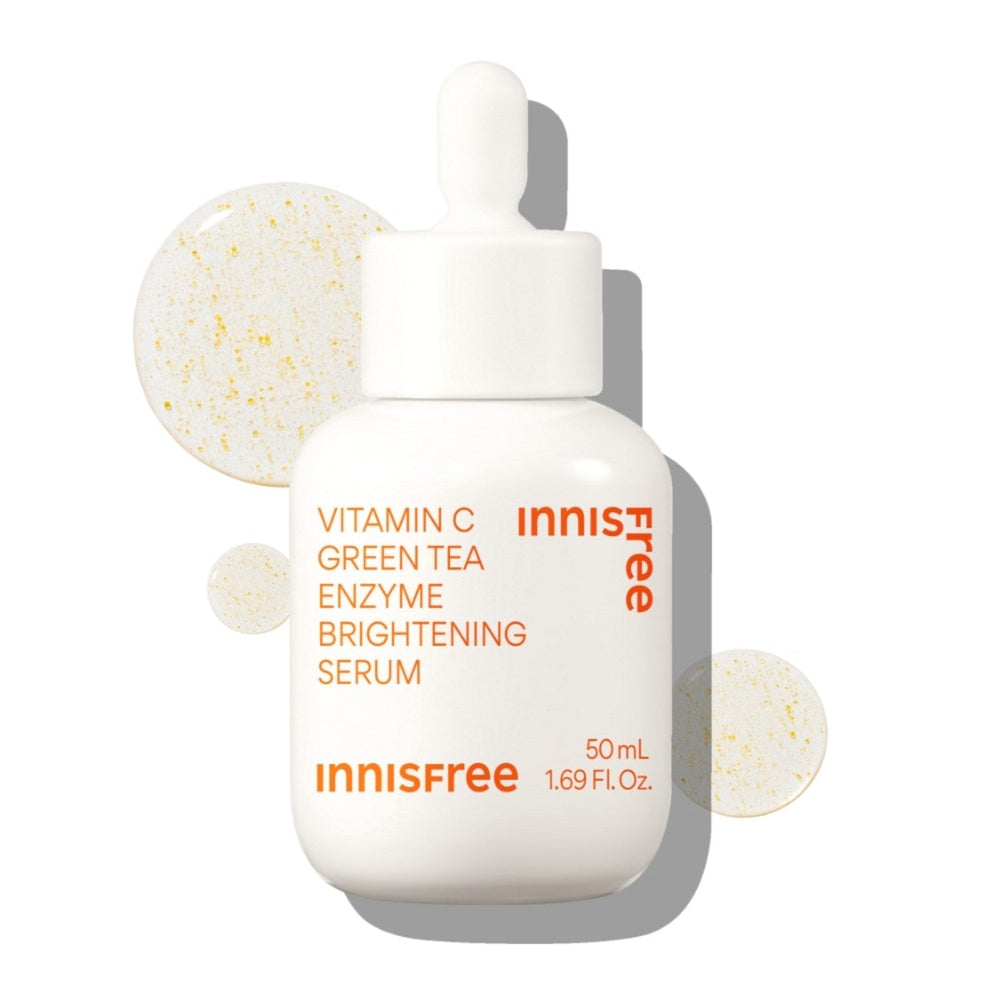 innisfree Green Tea Enzyme Vitamin C Brightening Serum 50ml - Glamourous Grace
