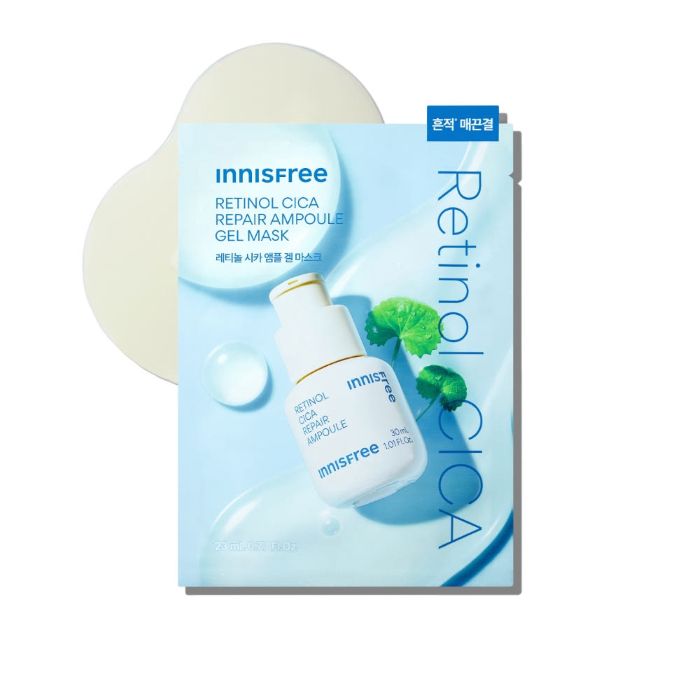 innisfree Retinol Cica Repair Ampoule Gel Mask 23ml X 5ea