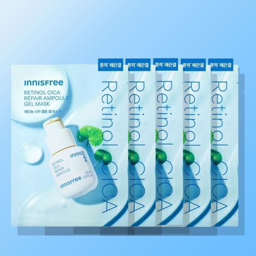 innisfree Retinol Cica Repair Ampoule Gel Mask 23ml X 5ea