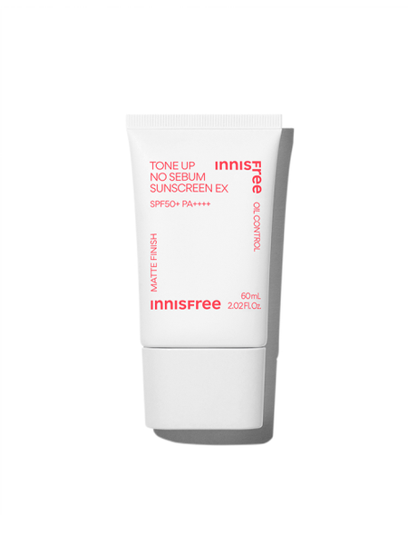 innisfree Tone Up No Sebum Sunscreen EX 50+ PA++++ 60ml - Glamourous Grace