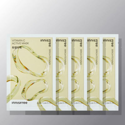 innisfree Vitamin C Active Mask 25ml X 5ea - Glamourous Grace