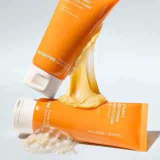 innisfree Vitamin C Brightening Mask-To-Foam Facial Cleanser 120g