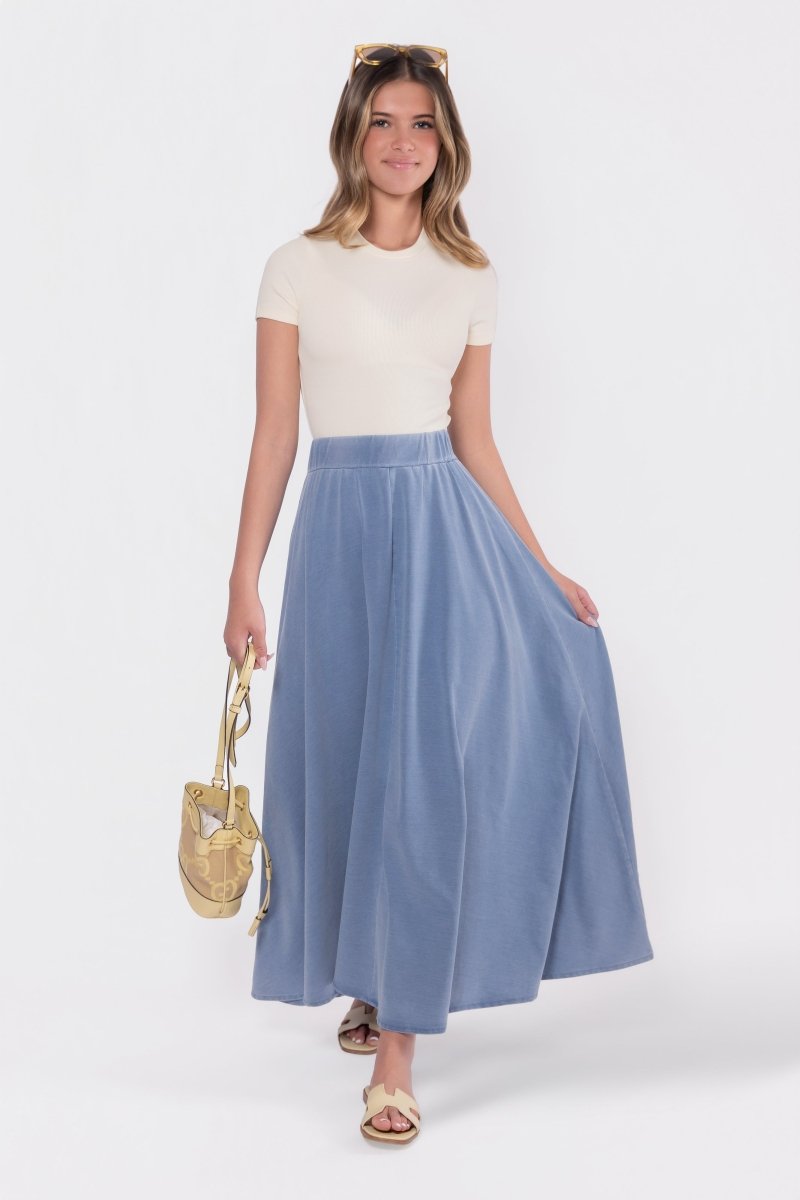 Iris Skirt (Blue) - Glamourous Grace