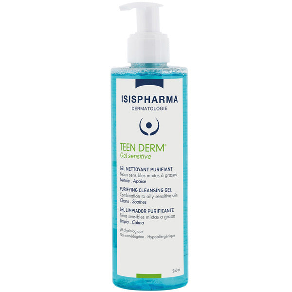 Isispharma Teen Derm Gel Sensitive 250ml - Glamourous Grace