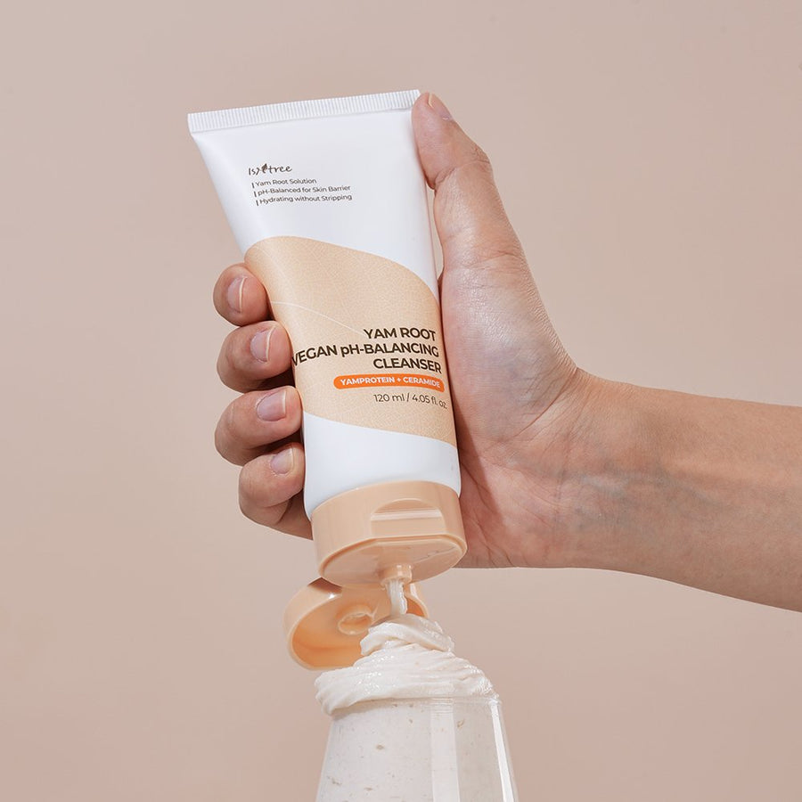 Isntree Yam Root Vegan pH-balancing Cleanser 120ml - Glamourous Grace