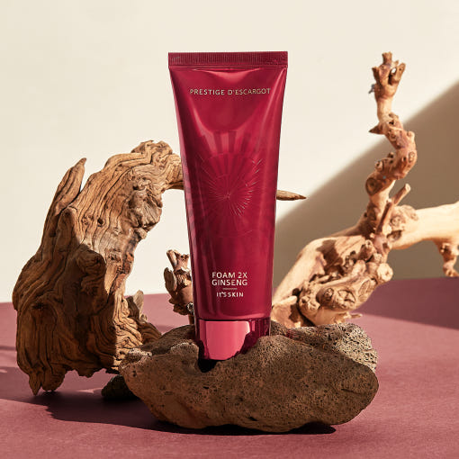 It'S SKIN Prestige Foam 2X Ginseng D'escargot 150ml - Glamourous Grace