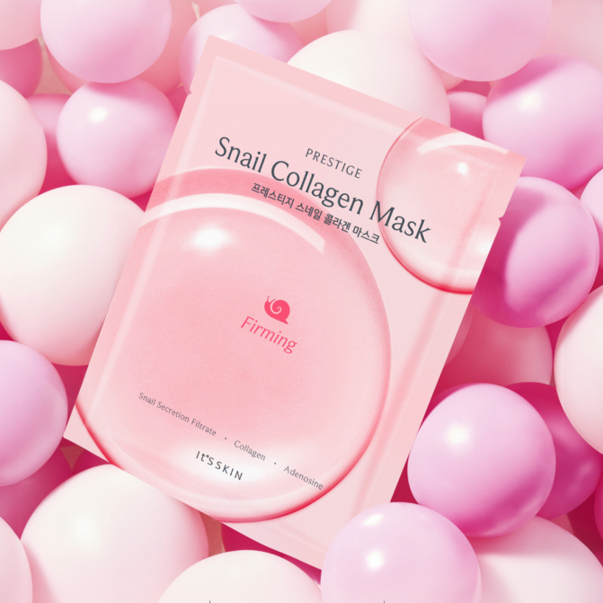 It'S SKIN Prestige Snail Collagen Mask 20g X 5ea - Glamourous Grace