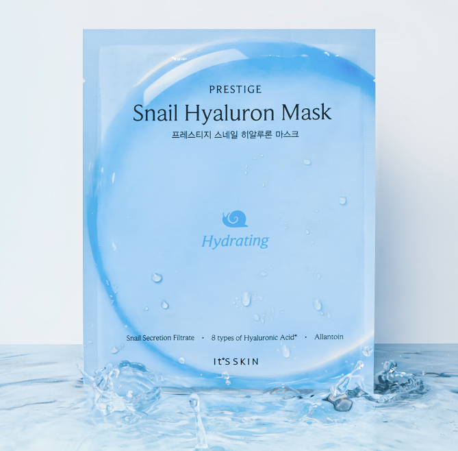 It'S SKIN Prestige Snail Hyaluron Mask 20g X 5ea - Glamourous Grace