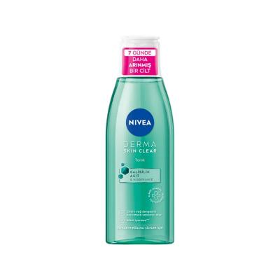 Nivea Derma Skin Clear Anti-Acne Facial Toner - Salicylic Acid & Niacinamide - Blemish Control, Pore Minimizing, and Oil Balancing for Acne Prone Skin - Glamourous Grace