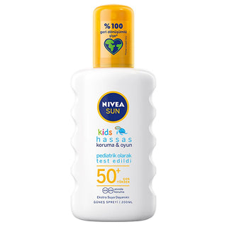 Nivea Baby Sunscreen SPF 50+ - High Protection Kids Sunscreen Spray for Sensitive Skin - Pediatrician Approved & Water Resistant - UVA/UVB Protection - Glamourous Grace
