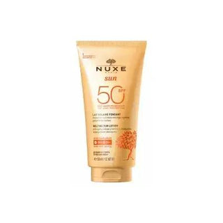 Nuxe Sun SPF50 Sunscreen Lotion: High UVA/UVB Protection, Hydrating & Water Resistant - Face & Body, Plant Based SPF 50, 5.07 fl oz - Glamourous Grace