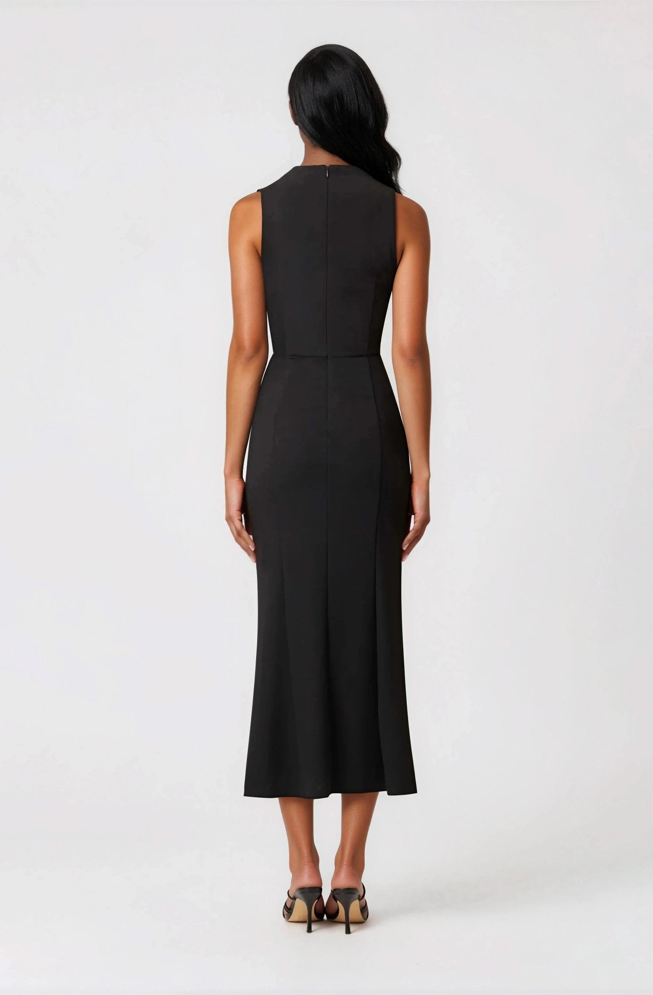 Jamie Midi Dress – Black - Glamourous Grace