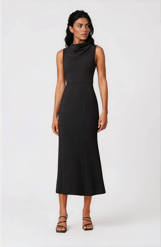 Jamie Midi Dress – Black - Glamourous Grace