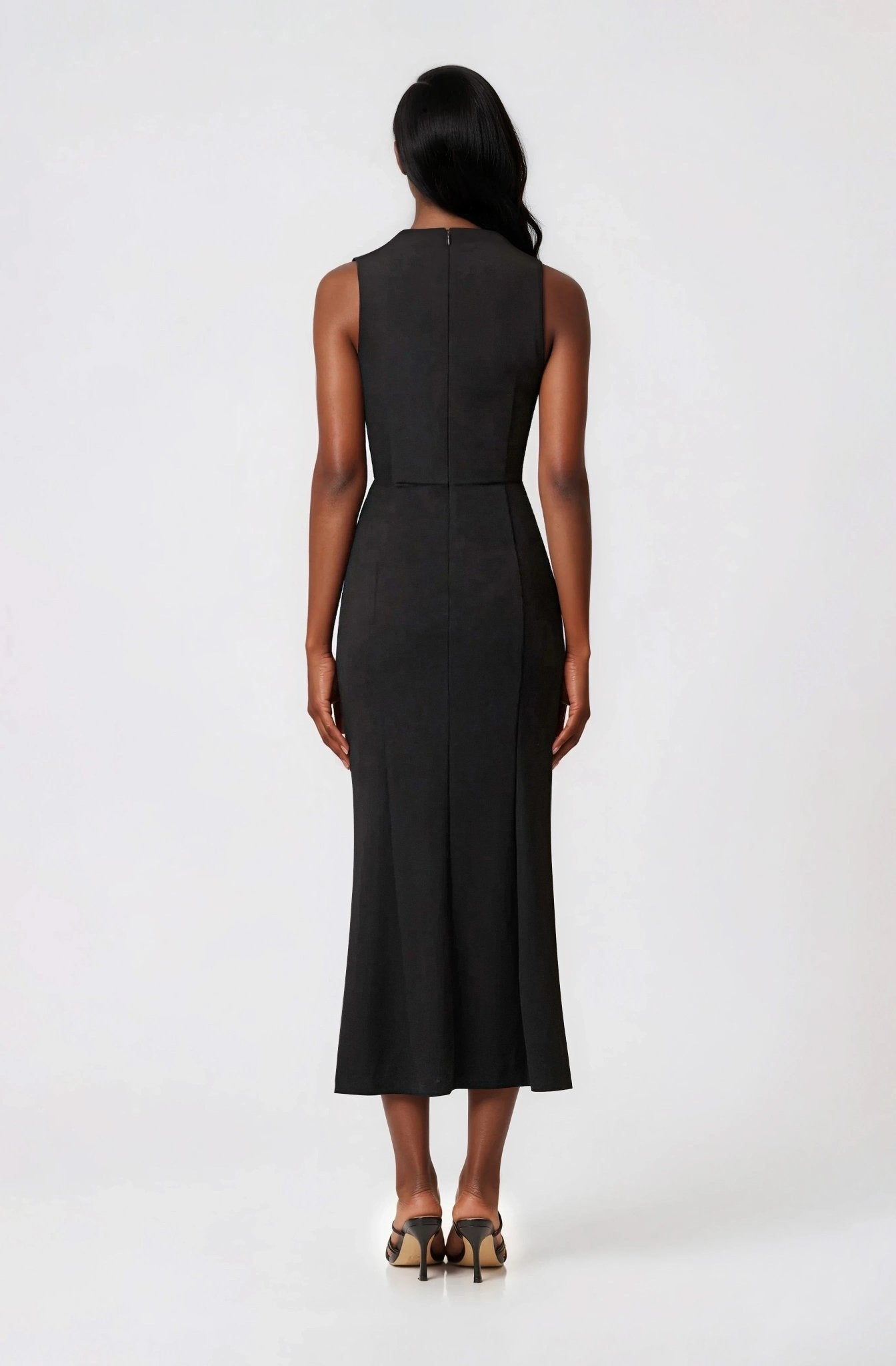 Jamie Midi Dress – Black - Glamourous Grace