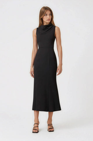 Jamie Midi Dress – Black - Glamourous Grace