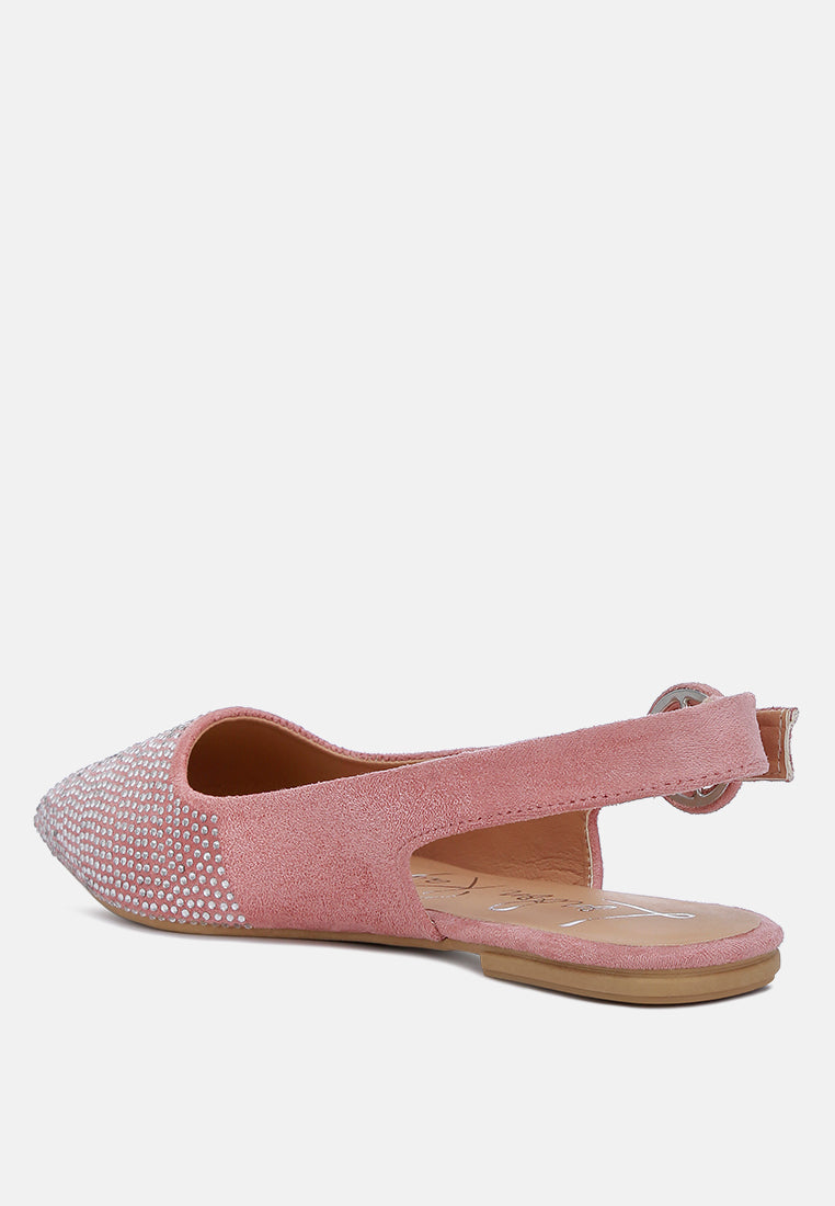 Jarisa Rhinestones Embellished Slingback Mules - Glamourous Grace