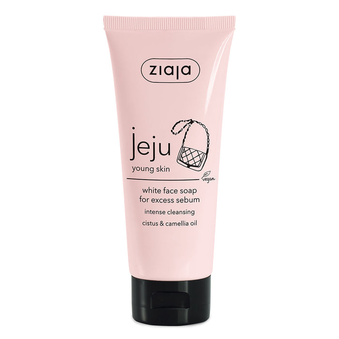 Jeju White Face Soap for Excess Sebum - Glamourous Grace