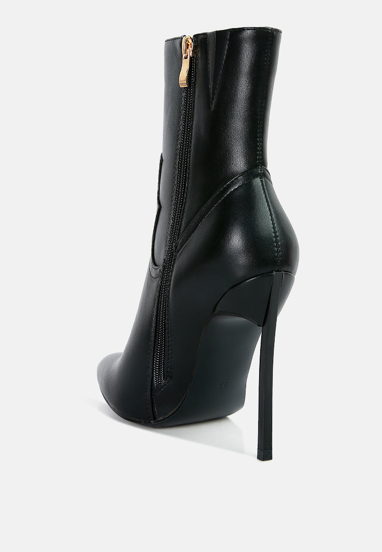 Jenner High Heel Cowboy Ankle Boots - Glamourous Grace