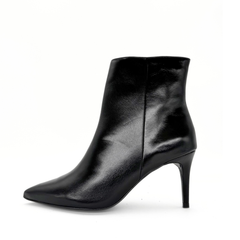 Jennifer Shiny Leather Booties
