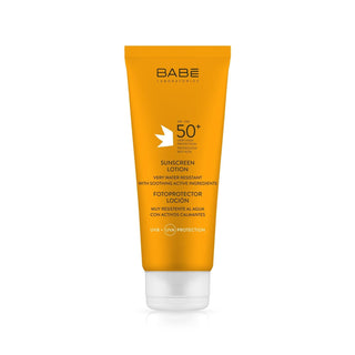 Babe SPF 50+ Sunscreen Lotion: High UVA/UVB Protection, Hydrating Formula, Perfect for Sensitive Skin - 200ml - Glamourous Grace