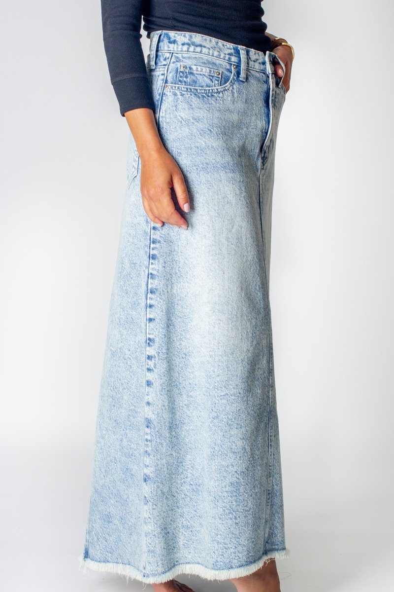 Jill Skirt (Blue) - Glamourous Grace
