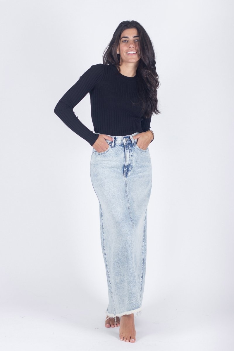Jill Skirt (Blue) - Glamourous Grace