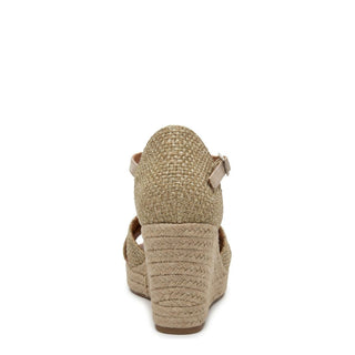 Jimena Mid Double Band Gold-Linen - Glamourous Grace