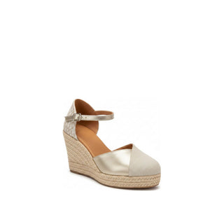 Jimena High Strap Gold-Linen - Glamourous Grace