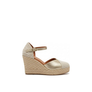Jimena High Strap Gold-Linen - Glamourous Grace