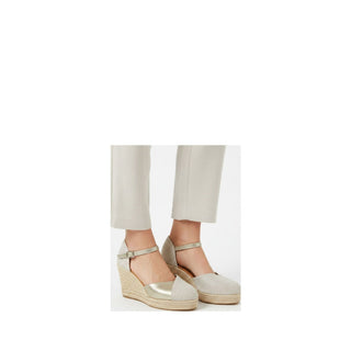Jimena High Strap Gold-Linen - Glamourous Grace