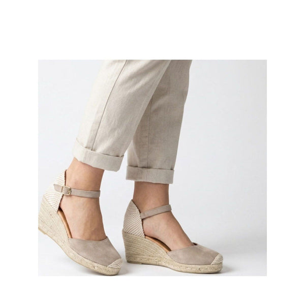 Jimena Mid Strap Taupe - Glamourous Grace
