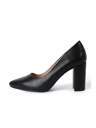 Black Jolie heels by J.Adams featuring sleek pointed toes and stylish stiletto heels, perfect for elegant footwear.