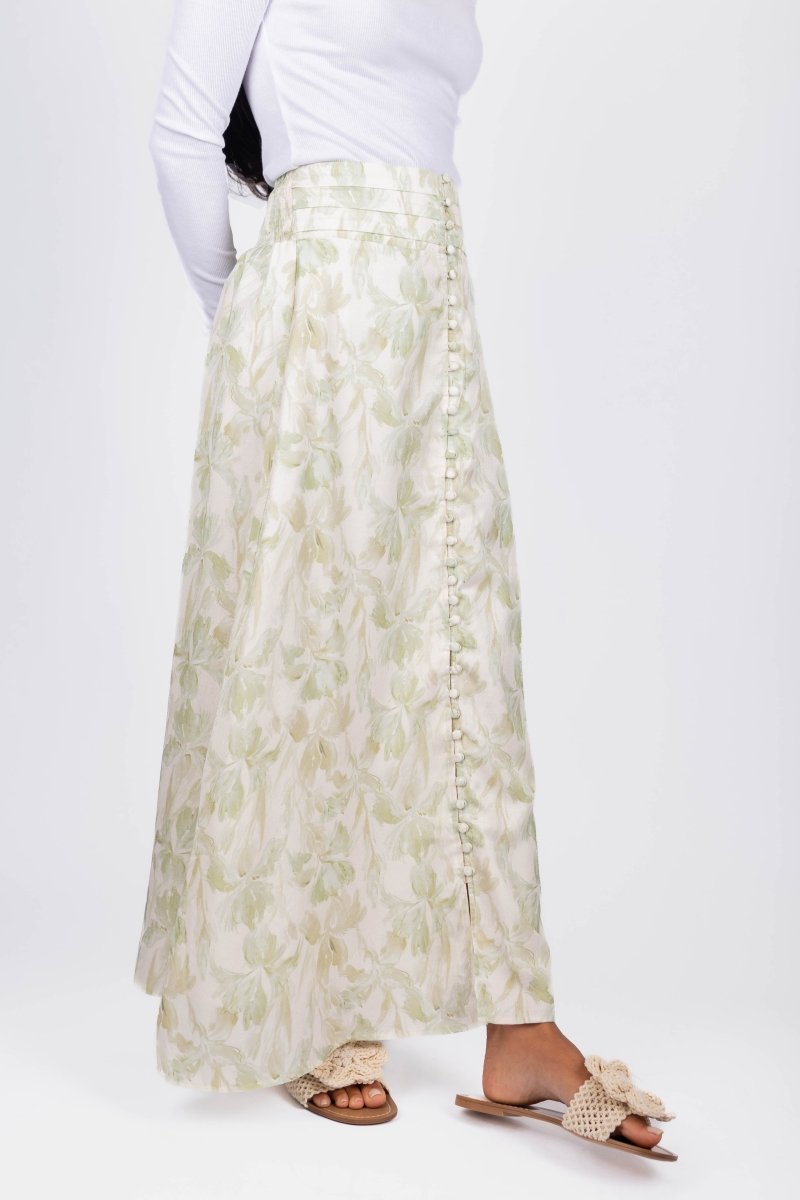 Josephine Skirt (Green) - Glamourous Grace