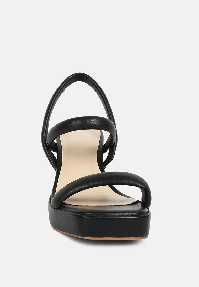 Joslyn Slingback Block Heel Sandals - Glamourous Grace