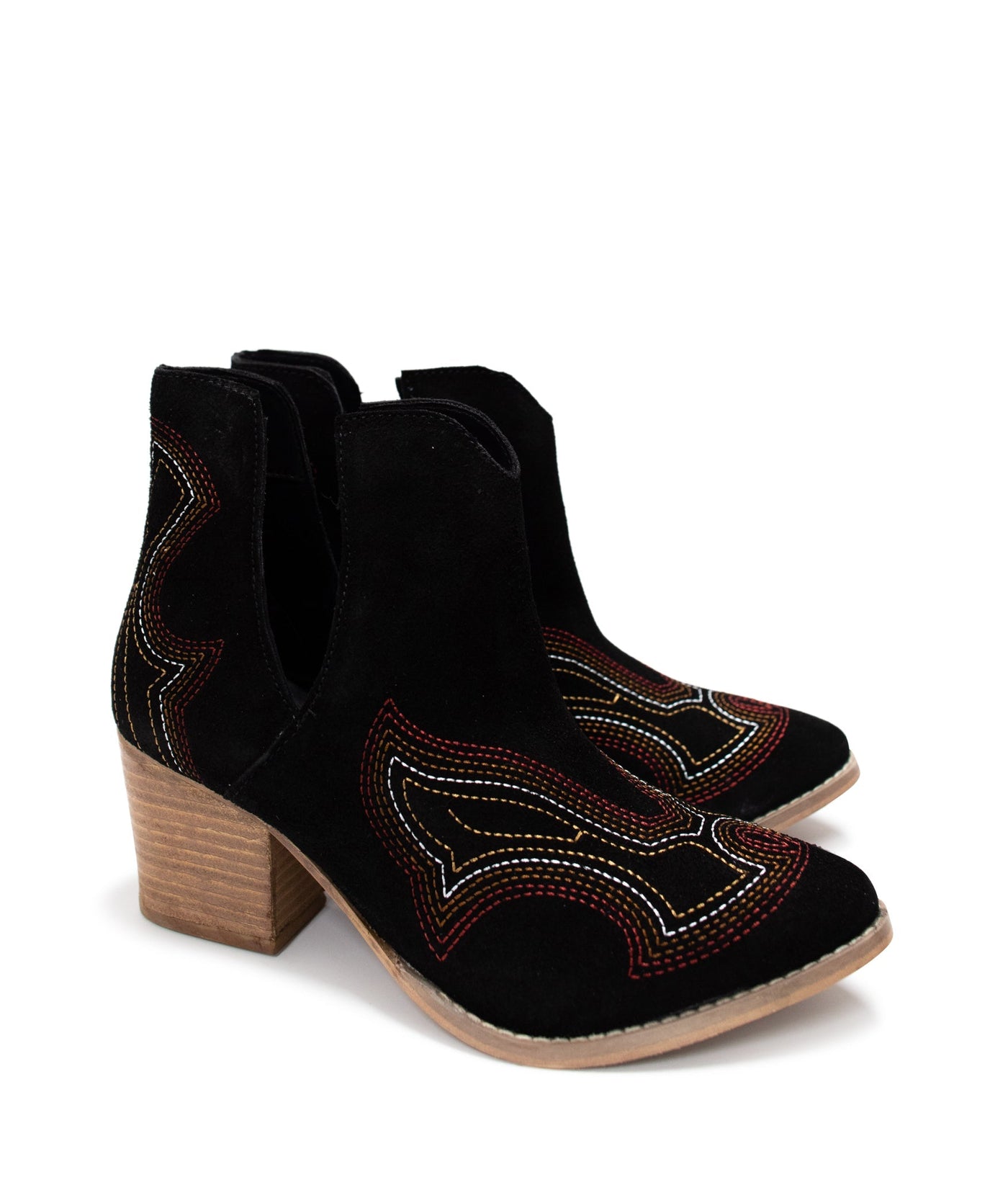 Journee Ankle Boots in Black - Glamourous Grace