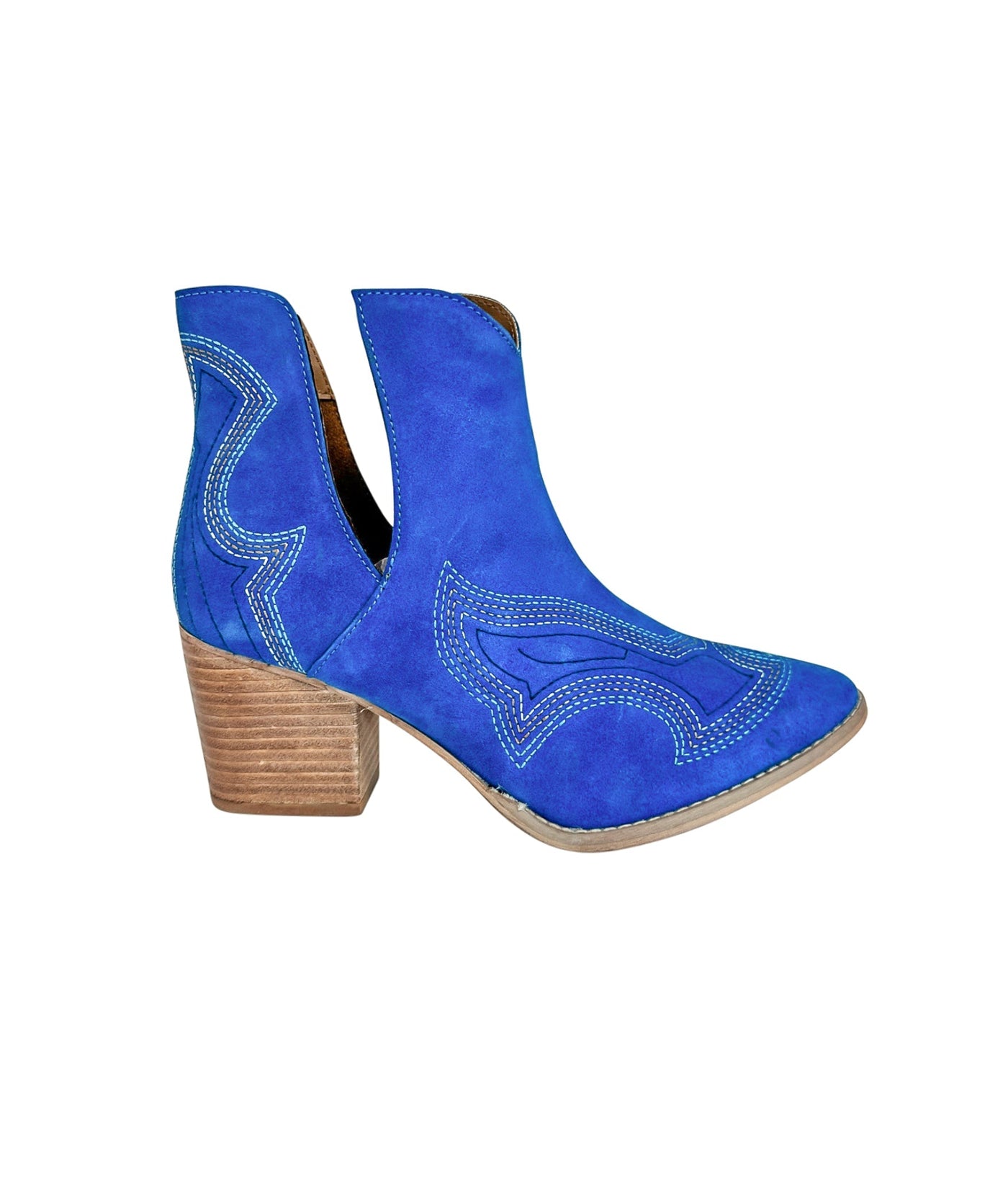 Journee Ankle Boots in Blue - Glamourous Grace