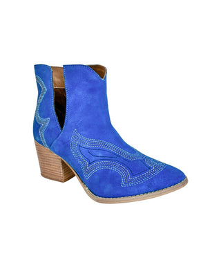Journee Ankle Boots in Blue - Glamourous Grace