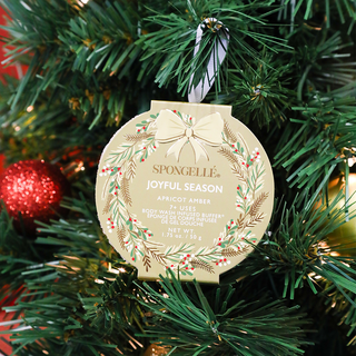 Joyful Season - Apricot Amber | Holiday Wreath - Glamourous Grace